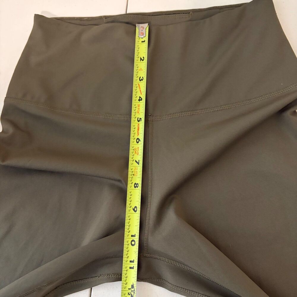 Nike Leggings Women's Small Green Olive Pull On Dri-Fit Athletic Active - Picture 7 of 8